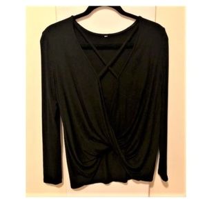 **3/$20** - Plunging Criss-Cross 2-in-1 Top